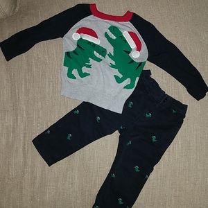 Holiday Children's Place sweater and pants set